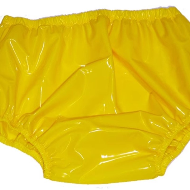 Diapering - Wodoodporne plastikowe majtki z wysokim stanem,