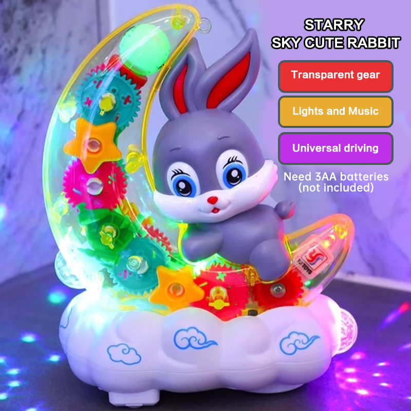 Baby Gear - Elektryczny skuter dla dzieci Moon Rabbit