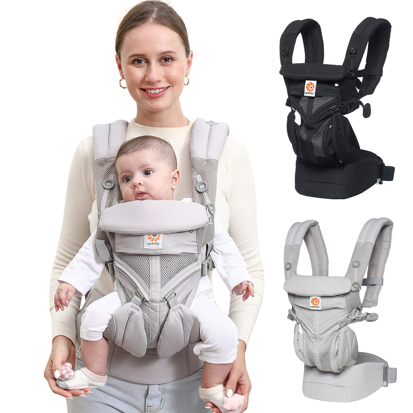 Ergonomic Baby Carrier Newborn To Toddler - Ergonomiczny, wielofunkcyjny nosidełko dla niemowląt, plecak
