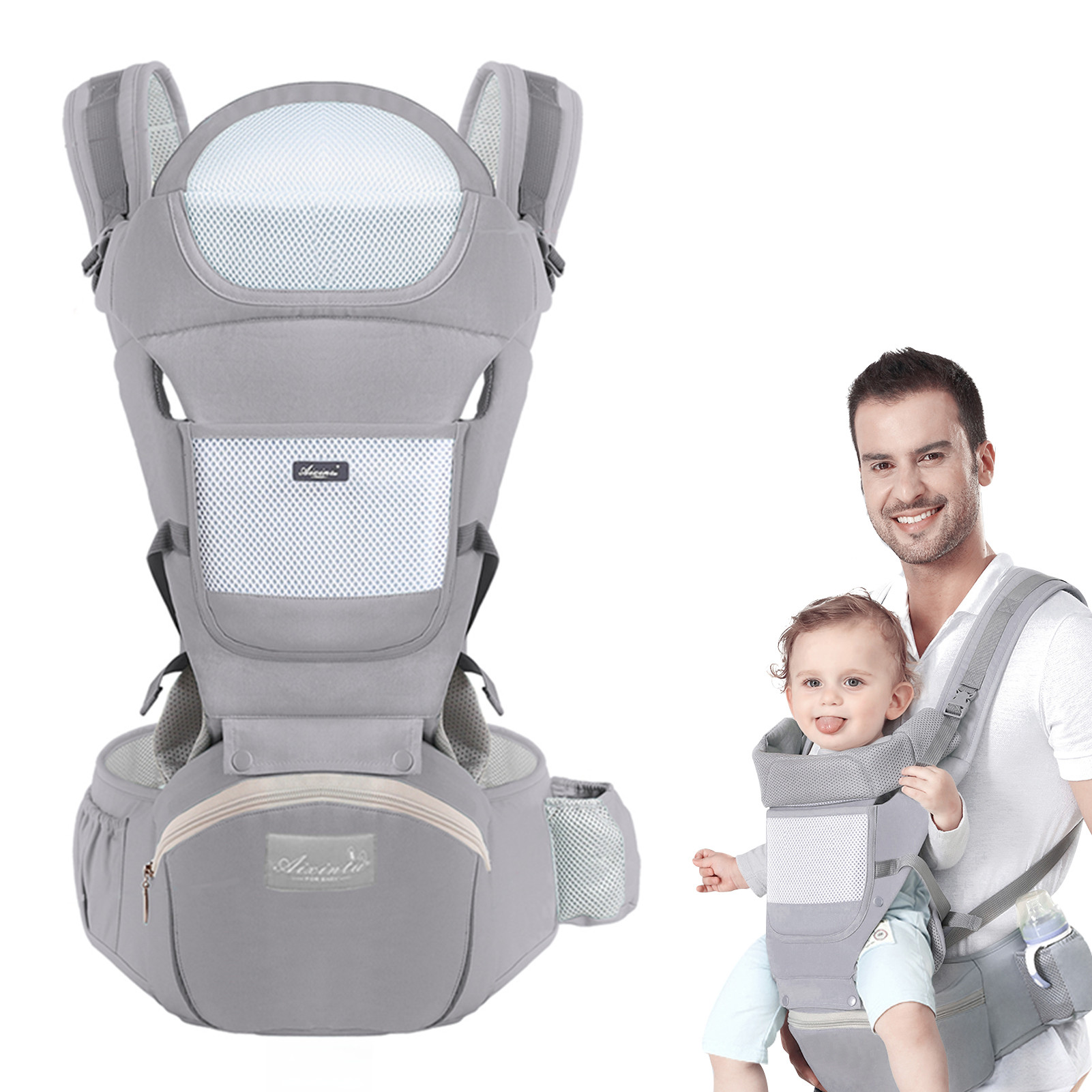 Ergonomic Baby Carrier Newborn To Toddler - Nosidełko dla dziecka Ergonomiczny wielofunkcyjny stołek