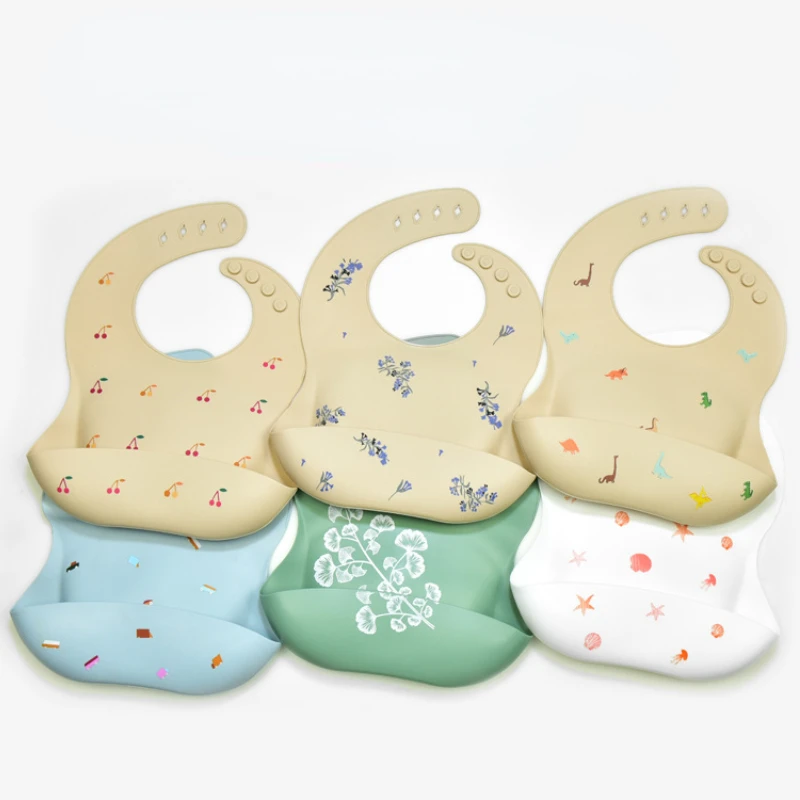 Waterproof Baby Bibs Silicone - INS śliniaki dla niemowląt bez BPA