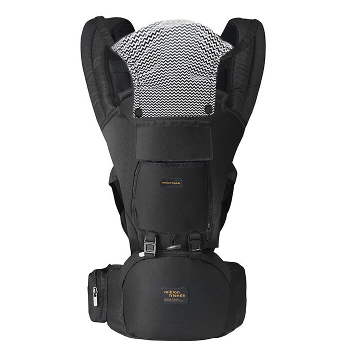 Ergonomic Baby Carrier Newborn To Toddler - Nosidełko dla niemowląt z siedziskiem biodrowym,