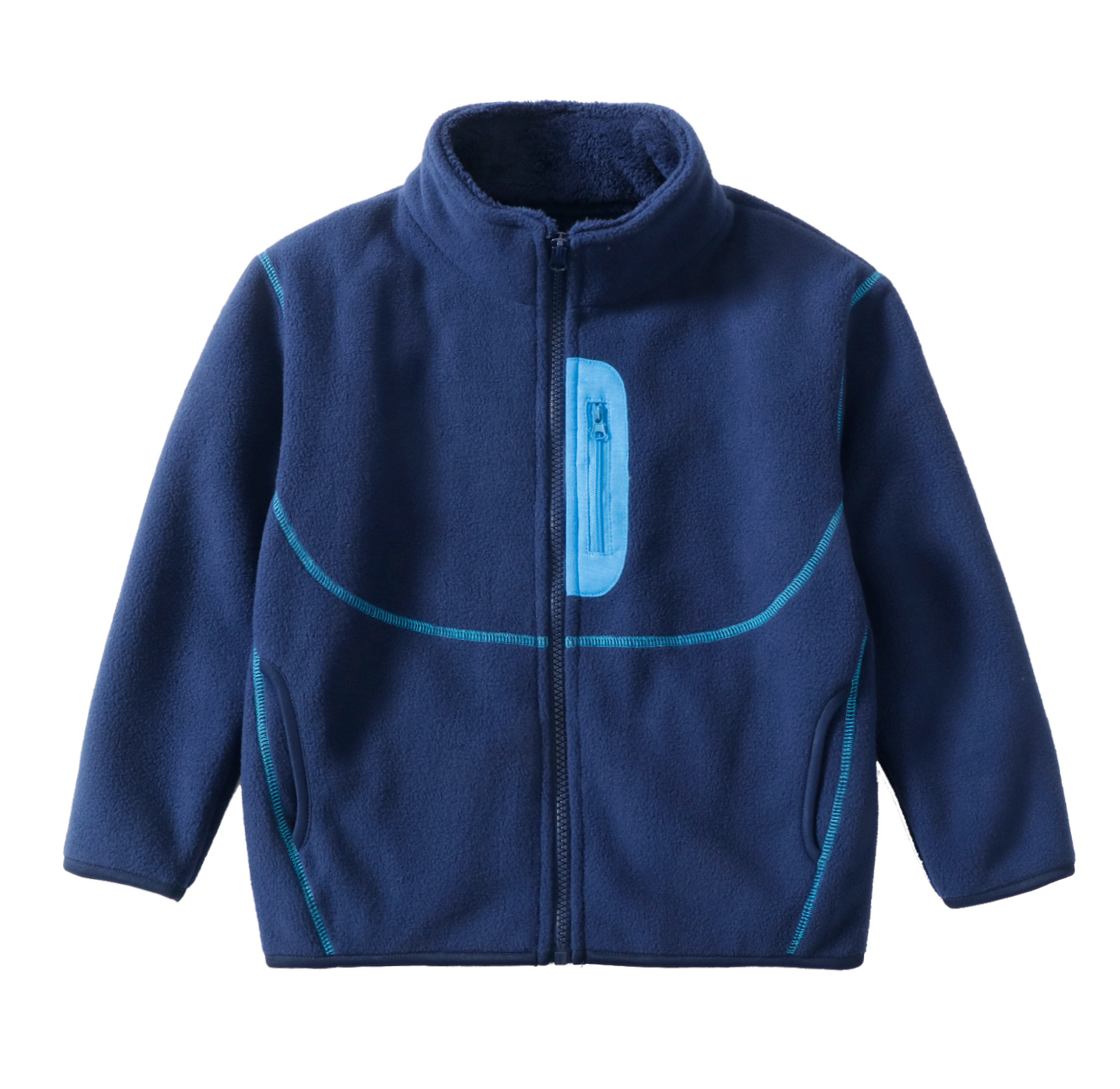 Toddler Boy Winter Fleece Jacket - Chłopcy Dziewczynki Dzieci Dwustronna Kurtka Polarowa