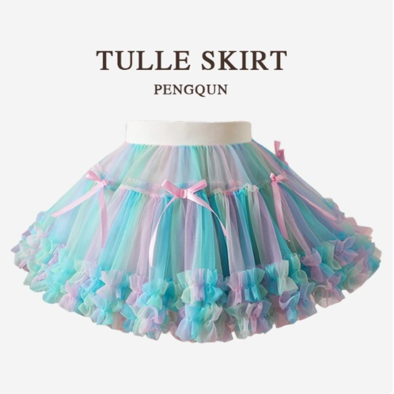 Toddler Girl Tulle Party Dress - Spódniczki dla dziewczynek 2026, sukienka tutu,