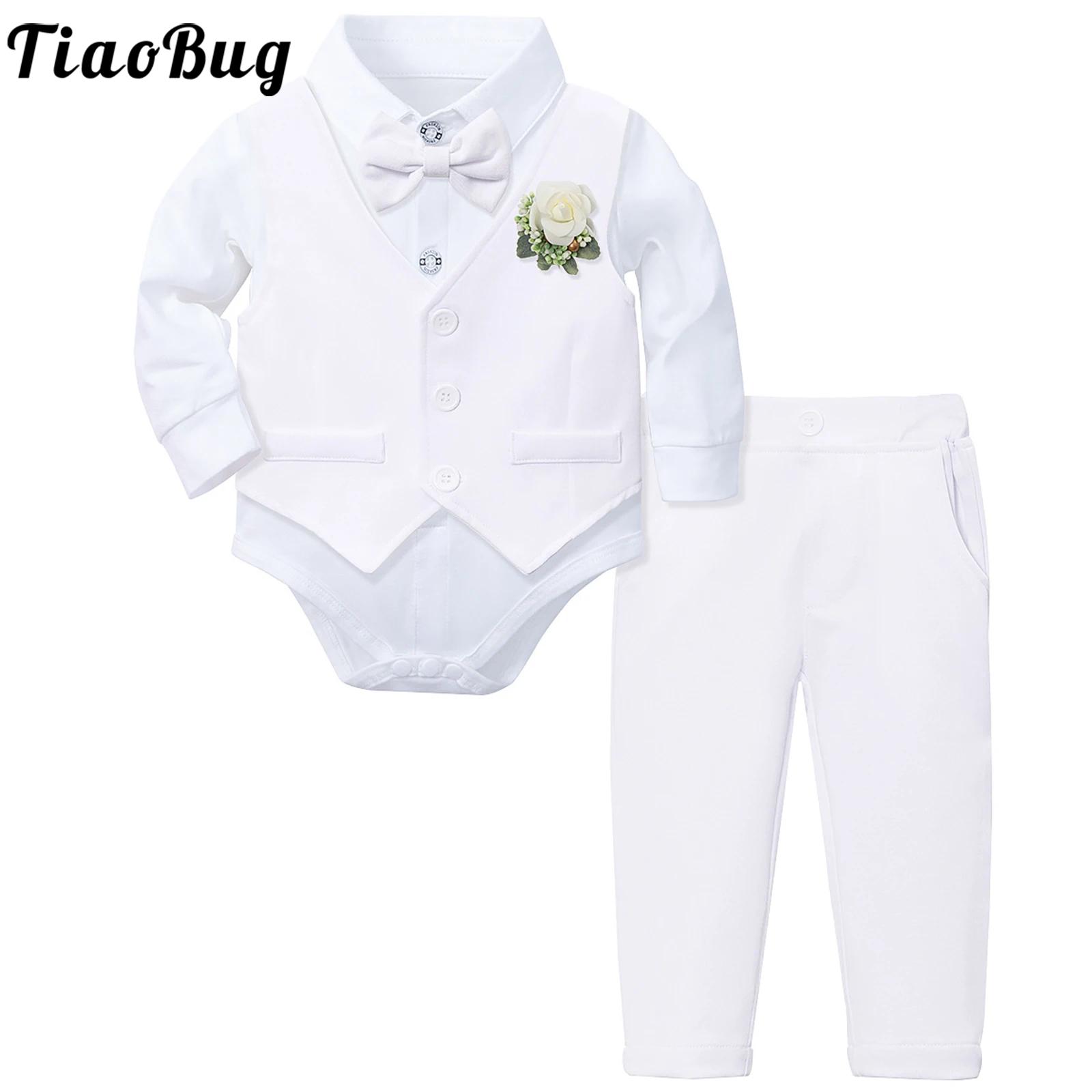 Baby Boy Suit Set Baptism - Ubranka do chrztu dla noworodków, garnitury