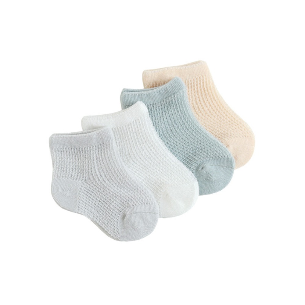 Unisex Baby Socks Non Slip - 4 pary nowych bawełnianych skarpetek z