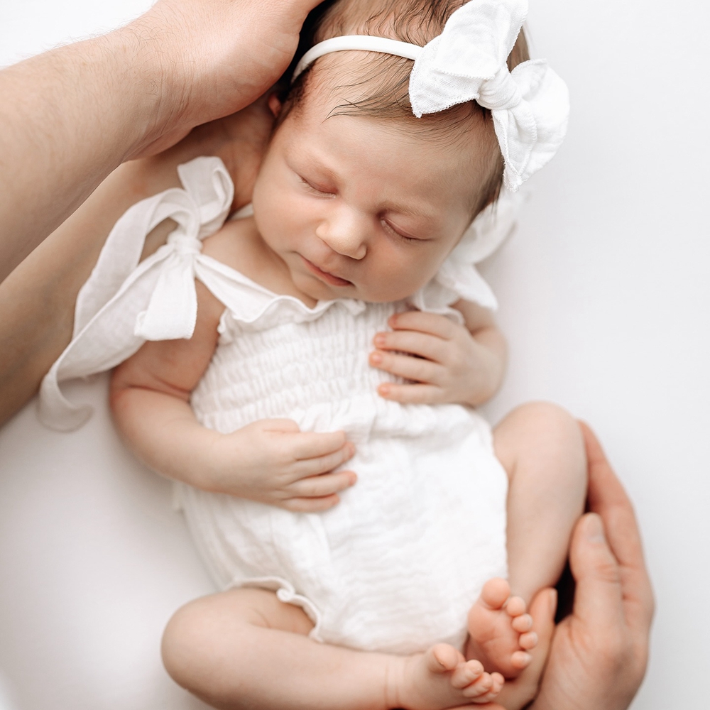 Infant Photography Props Outfit - Miękkie rekwizyty do fotografii noworodkowej, biały