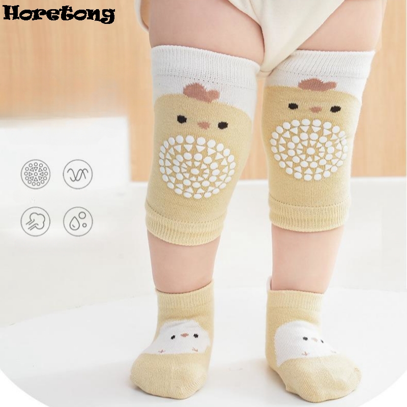 Unisex Baby Socks Non Slip - Oddychające letnie nakolanniki dla niemowląt +