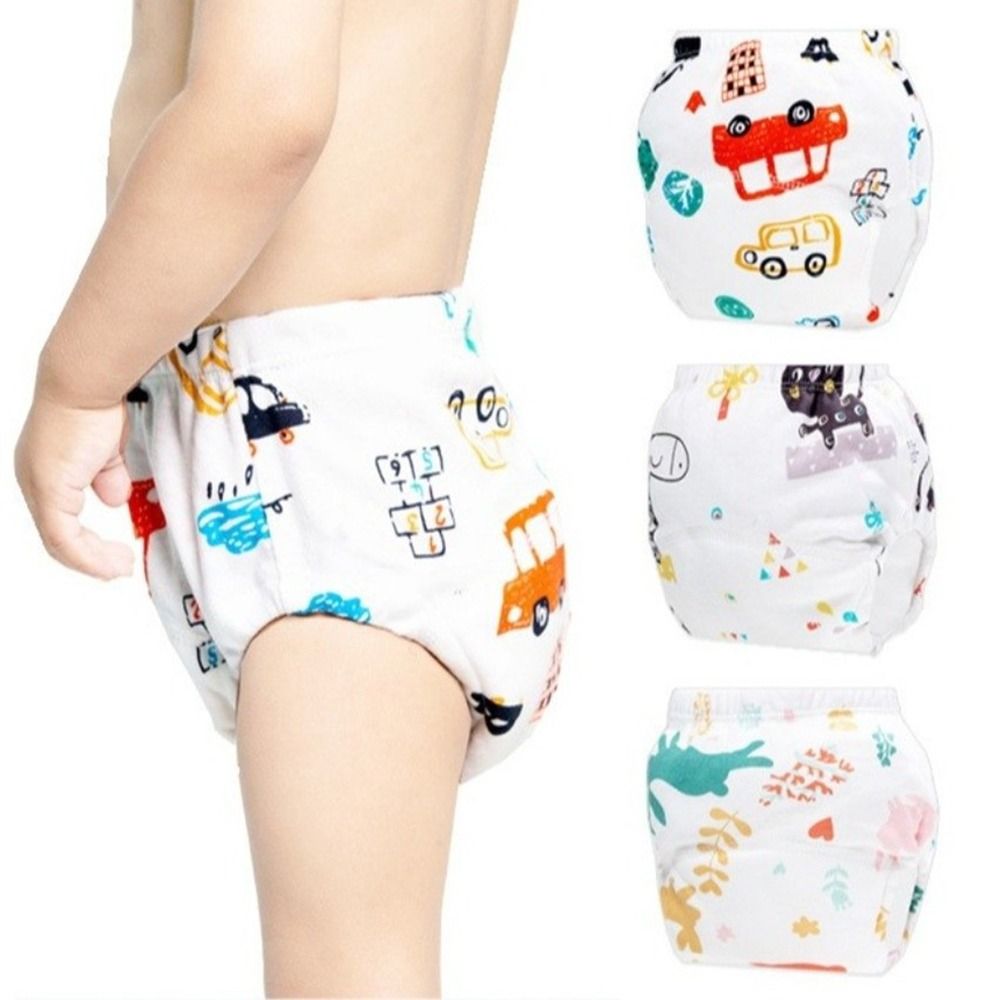 Toddler Training Pants Leak Proof - Wygodne bawełniane majtki treningowe dla niemowląt,