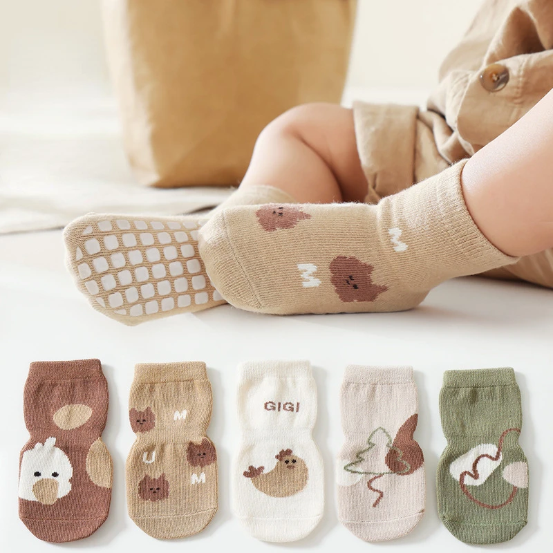 Unisex Baby Socks Non Slip - Nowa jesienno-zimowa Kawaii dziecięce podkolanówki dziecięce