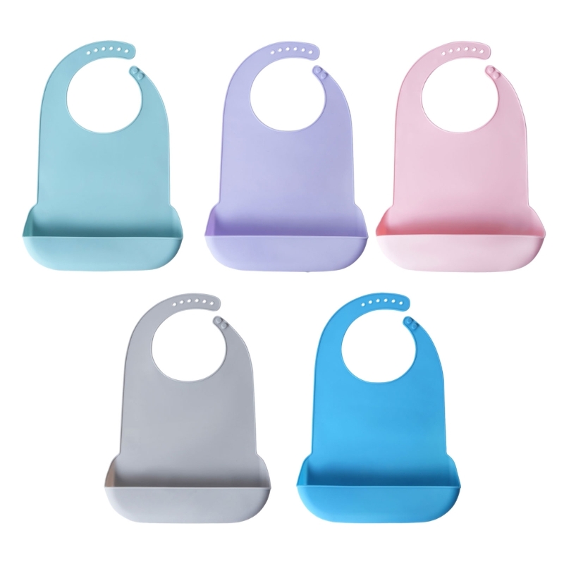 Waterproof Baby Bibs Silicone - Wodoodporny śliniaczek dla dorosłych, silikonowy do