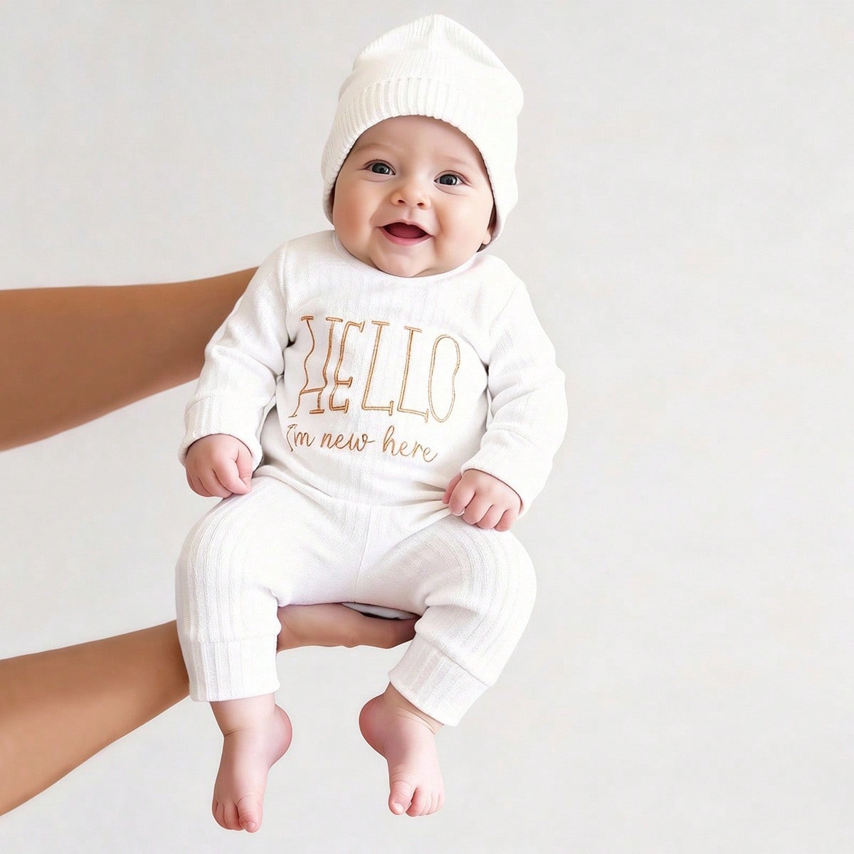 Infant Photography Props Outfit - Ylsteed Haftowane Rękodzieło do Sesji Noworodkowej,