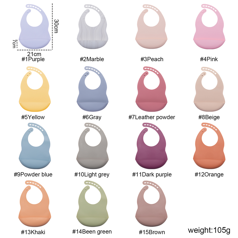 0-3 lat śliniak dla niemowląt  – Waterproof Baby Bibs Silicone recenzja i cena