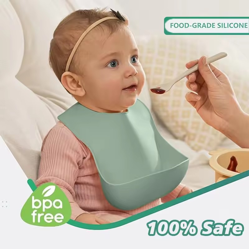 Silikonowy śliniak dla niemowl – Waterproof Baby Bibs Silicone recenzja i cena