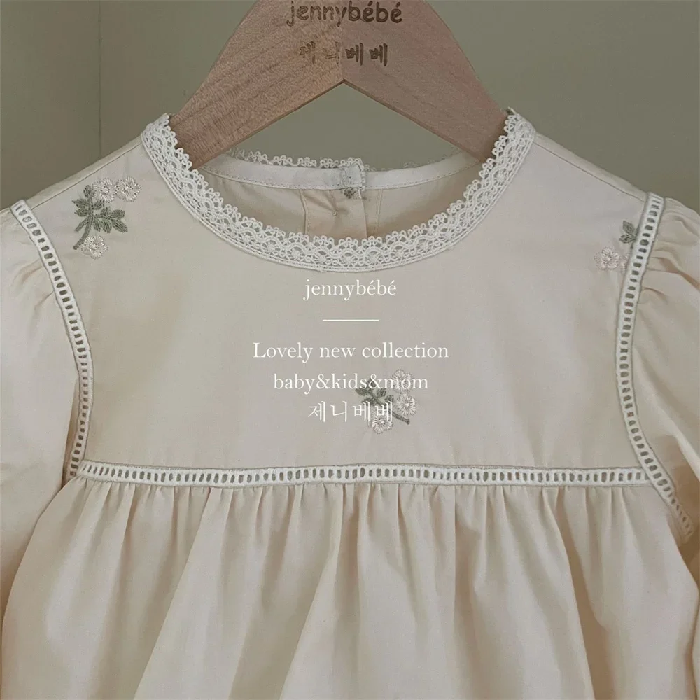 Dziewczynek haftowany kwiatowy – Newborn Baby Girl Romper Floral recenzja i cena