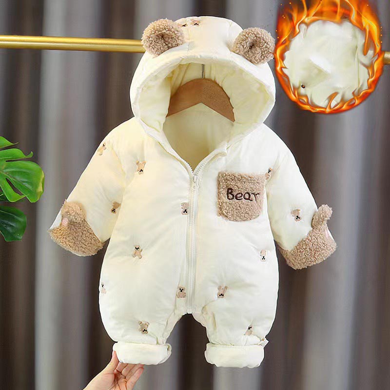 Zimowy kombinezon dla noworodk – Cotton Baby Onesies Zipper recenzja i cena