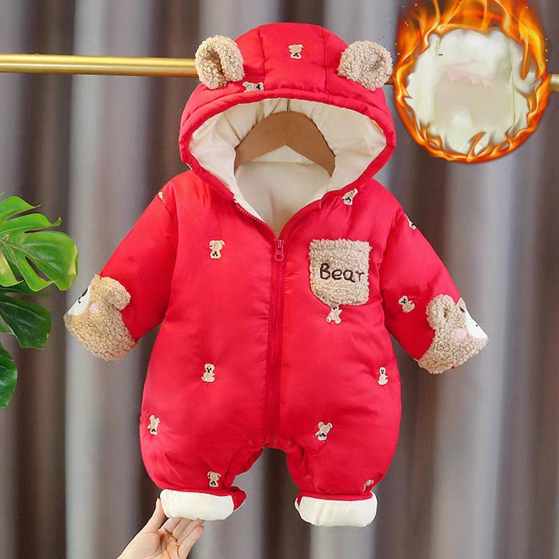 Zimowy kombinezon dla noworodk – Cotton Baby Onesies Zipper recenzja i cena