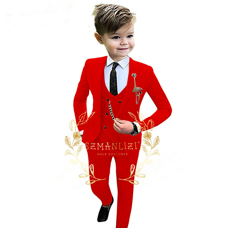 Dzieci chłopcy beżowy kamizelk – Baby Boy Suit Set Baptism recenzja i cena