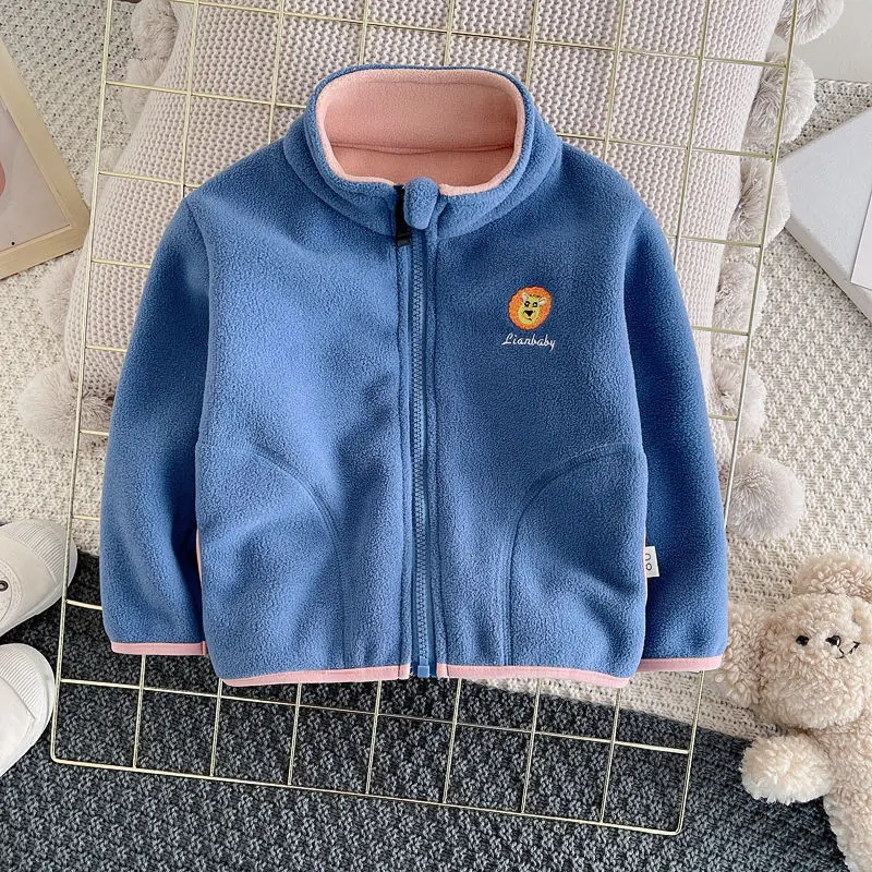 Nowe dzieci chłopcy dziewczęta – Toddler Boy Winter Fleece Jacket recenzja i cena