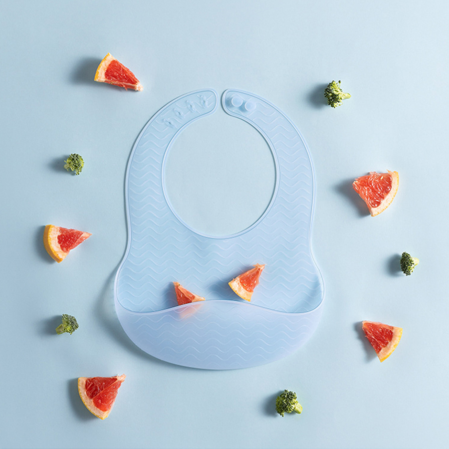1 szt. BabySilicone Jelly Bib  – Waterproof Baby Bibs Silicone recenzja i cena