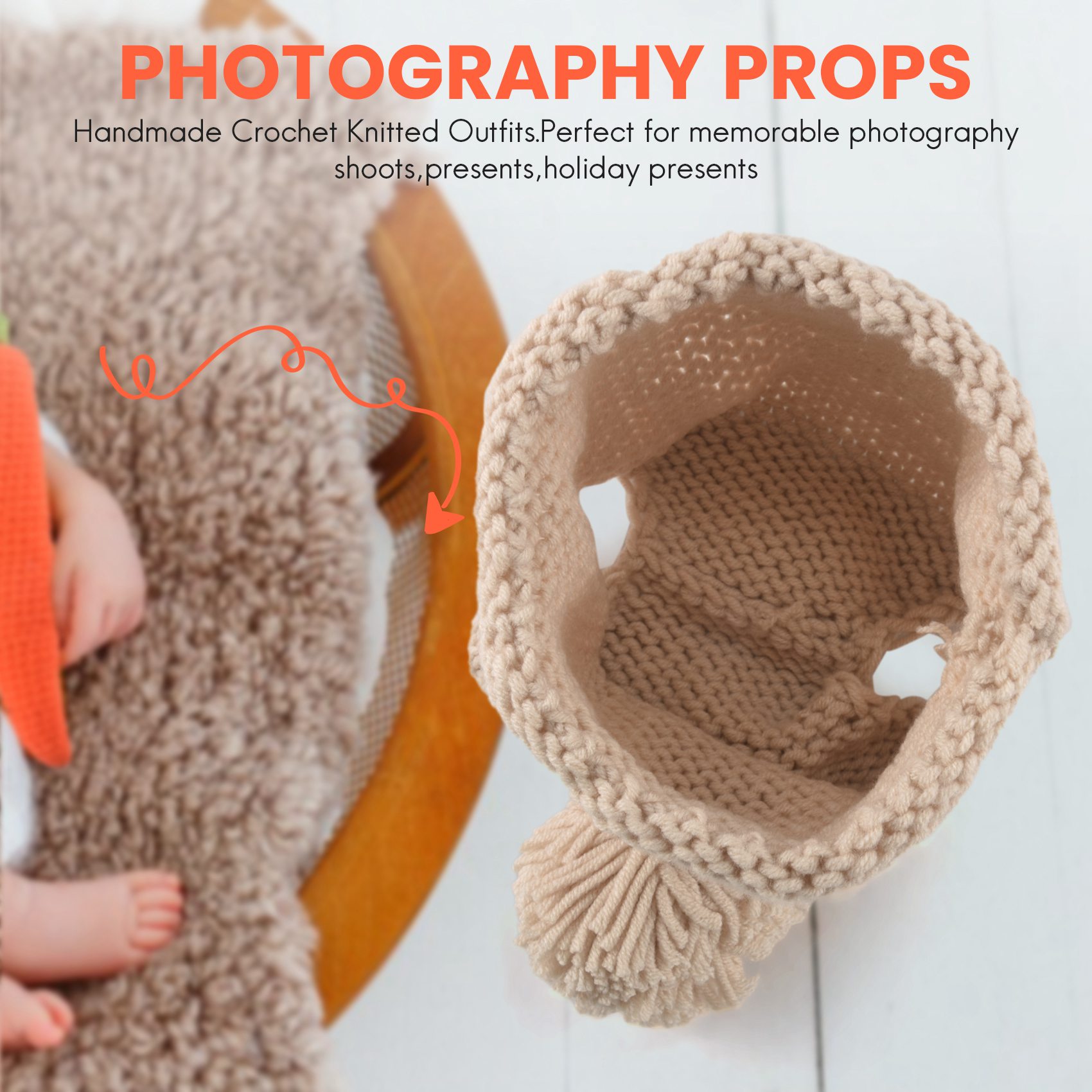 Rekwizyty do sesji zdjęciowych – Infant Photography Props Outfit recenzja i cena