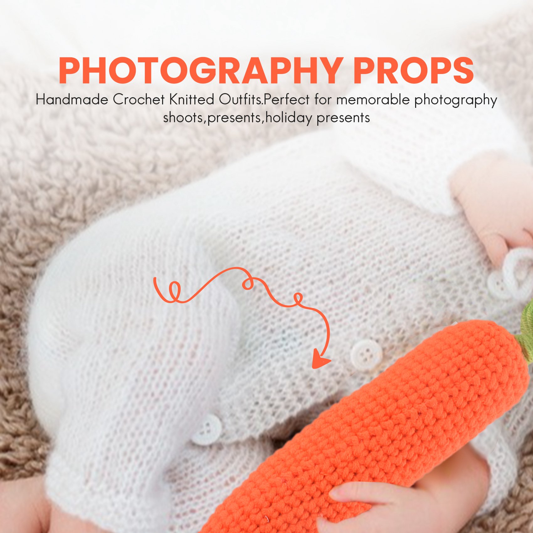 Rekwizyty do sesji zdjęciowych – Infant Photography Props Outfit recenzja i cena