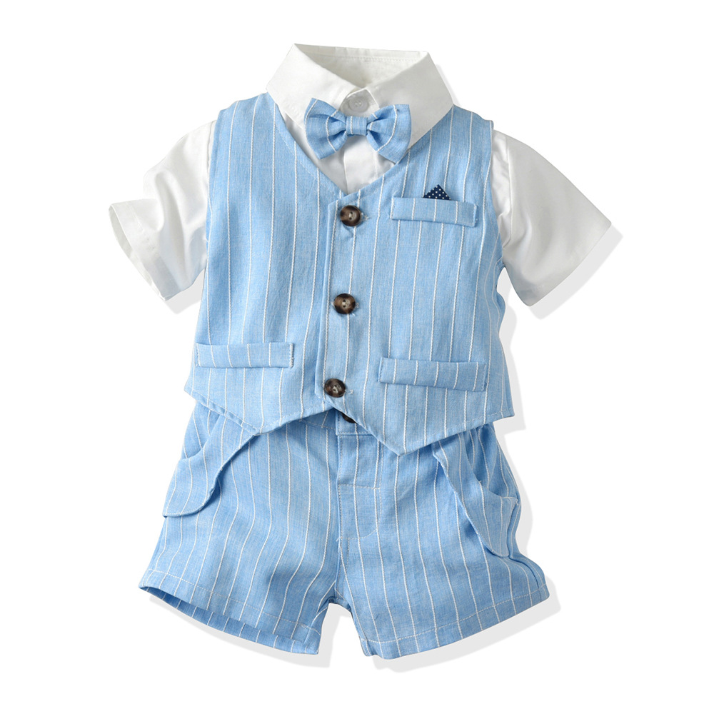 Niemowlę brytyjski dżentelmen  – Baby Boy Suit Set Baptism recenzja i cena