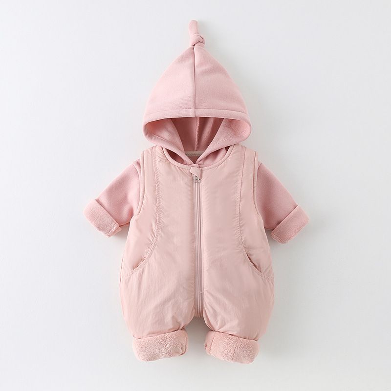 Zimowy, gruby, bawełniany paja – Cotton Baby Onesies Zipper recenzja i cena