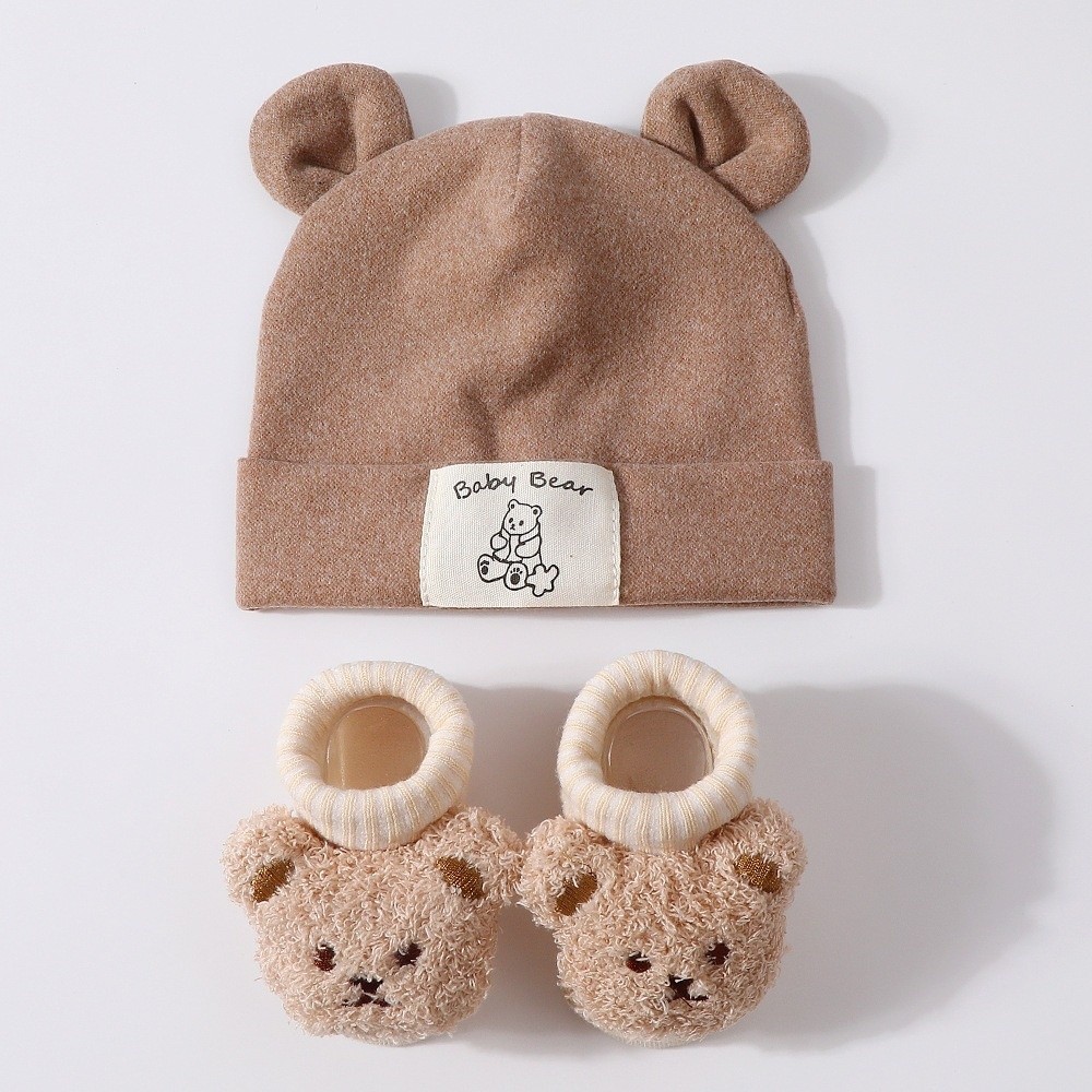 2 szt./zestaw Uroczy bawełnian – Infant Beanie Hat With Ears recenzja i cena