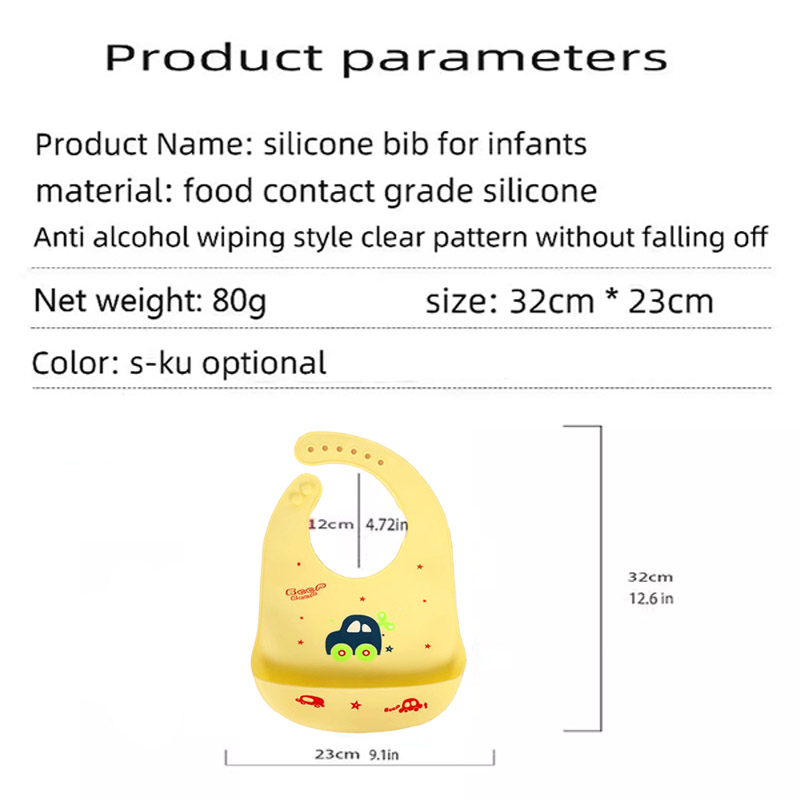 Silikonowy śliniak dla niemowl – Waterproof Baby Bibs Silicone recenzja i cena