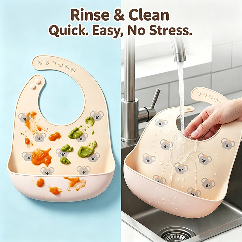 Silikonowy śliniak dla niemowl – Waterproof Baby Bibs Silicone recenzja i cena
