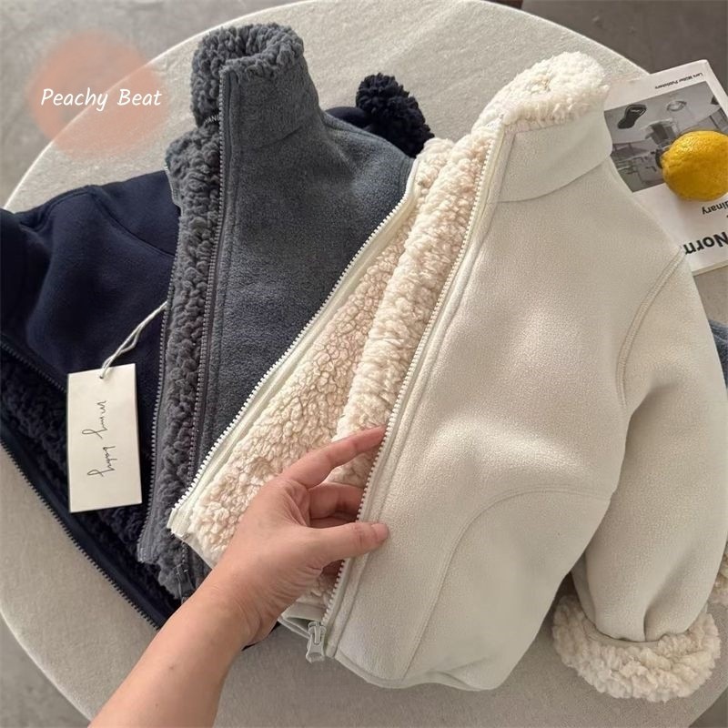 Modna kurtka z imitacji futra  – Toddler Boy Winter Fleece Jacket recenzja i cena