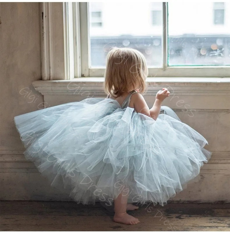 Niebieska sukienka dla dziewcz – Toddler Girl Tulle Party Dress recenzja i cena