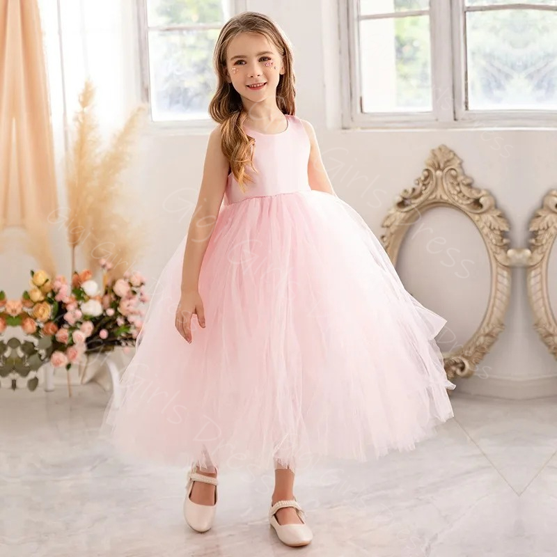 Niebieska sukienka dla dziewcz – Toddler Girl Tulle Party Dress recenzja i cena