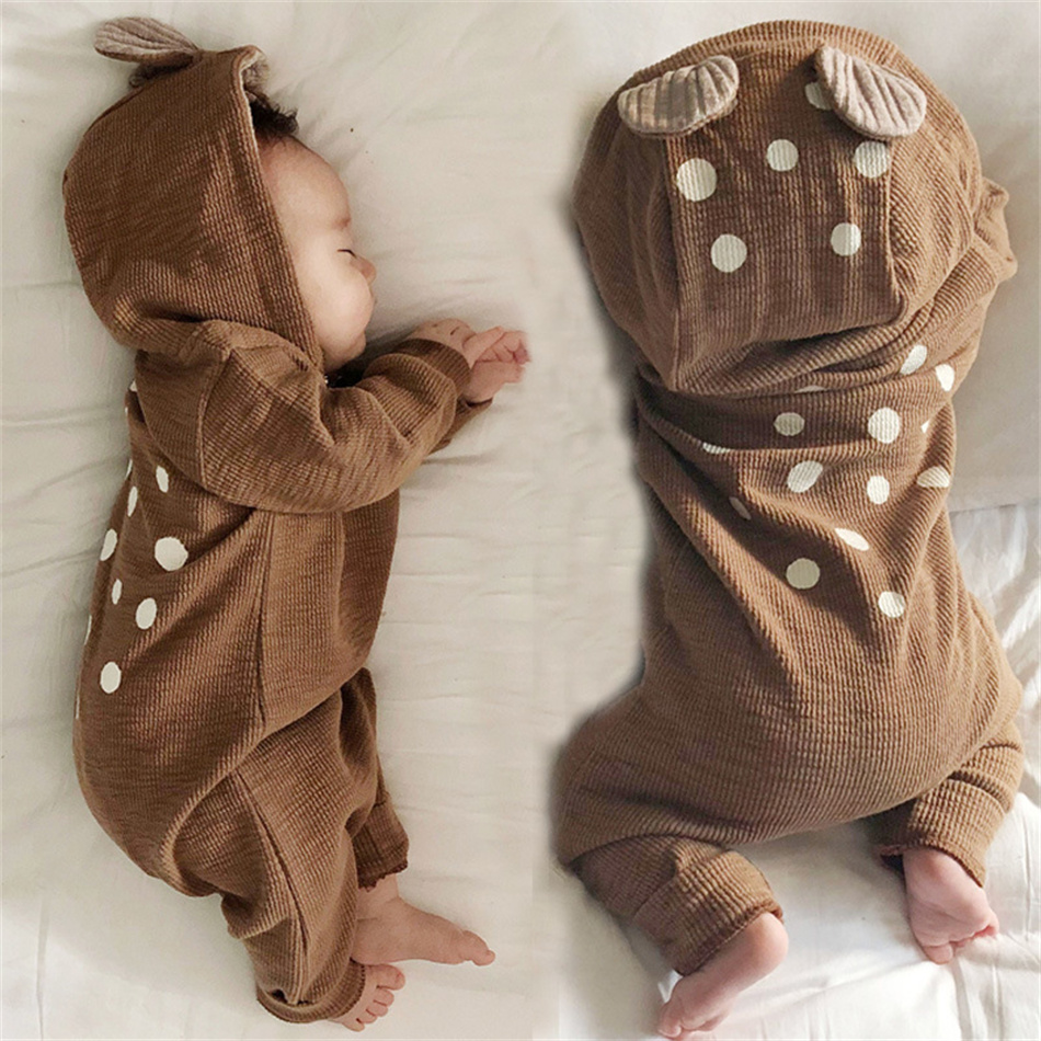 Wiosenno-jesienny unisexowy ko – Cotton Baby Onesies Zipper recenzja i cena