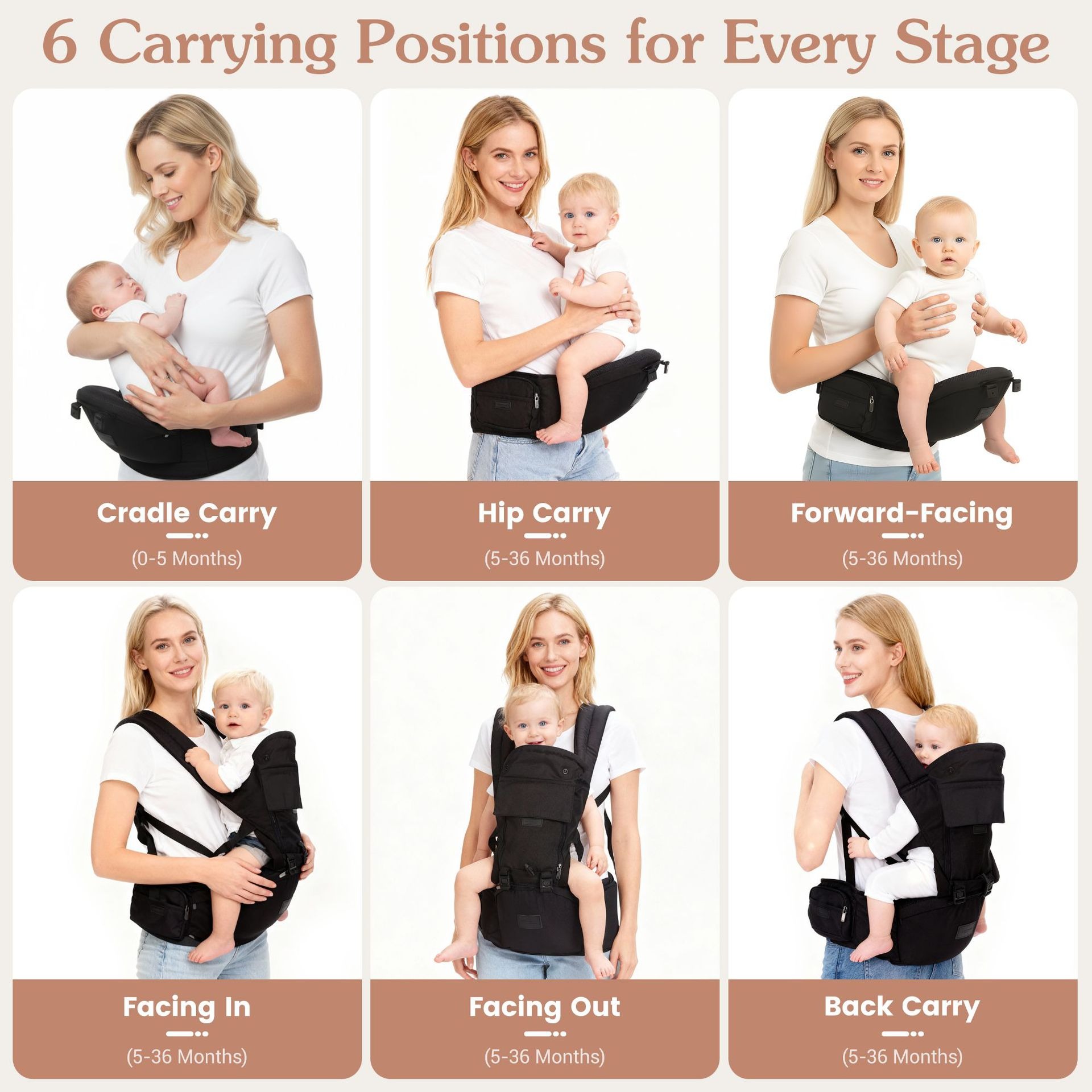 Nosidełko dla niemowląt z sied – Ergonomic Baby Carrier Newborn To Toddler recenzja i cena