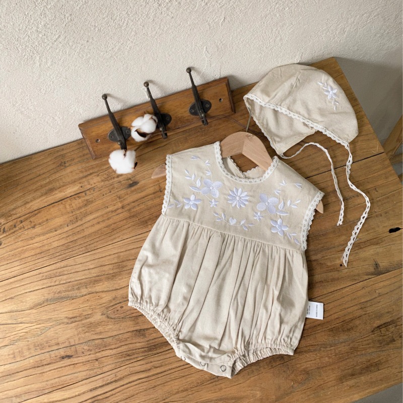 ZOETOPKID Letni kombinezon dla – Baby Summer Linen Sleeveless Jumpsuit recenzja i cena