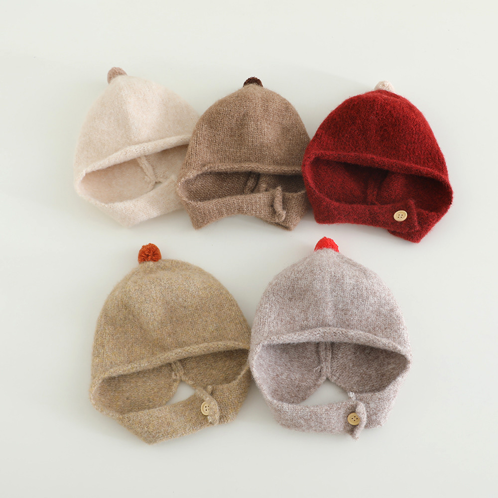 Zimowa dziergana czapka z naus – Infant Beanie Hat With Ears recenzja i cena