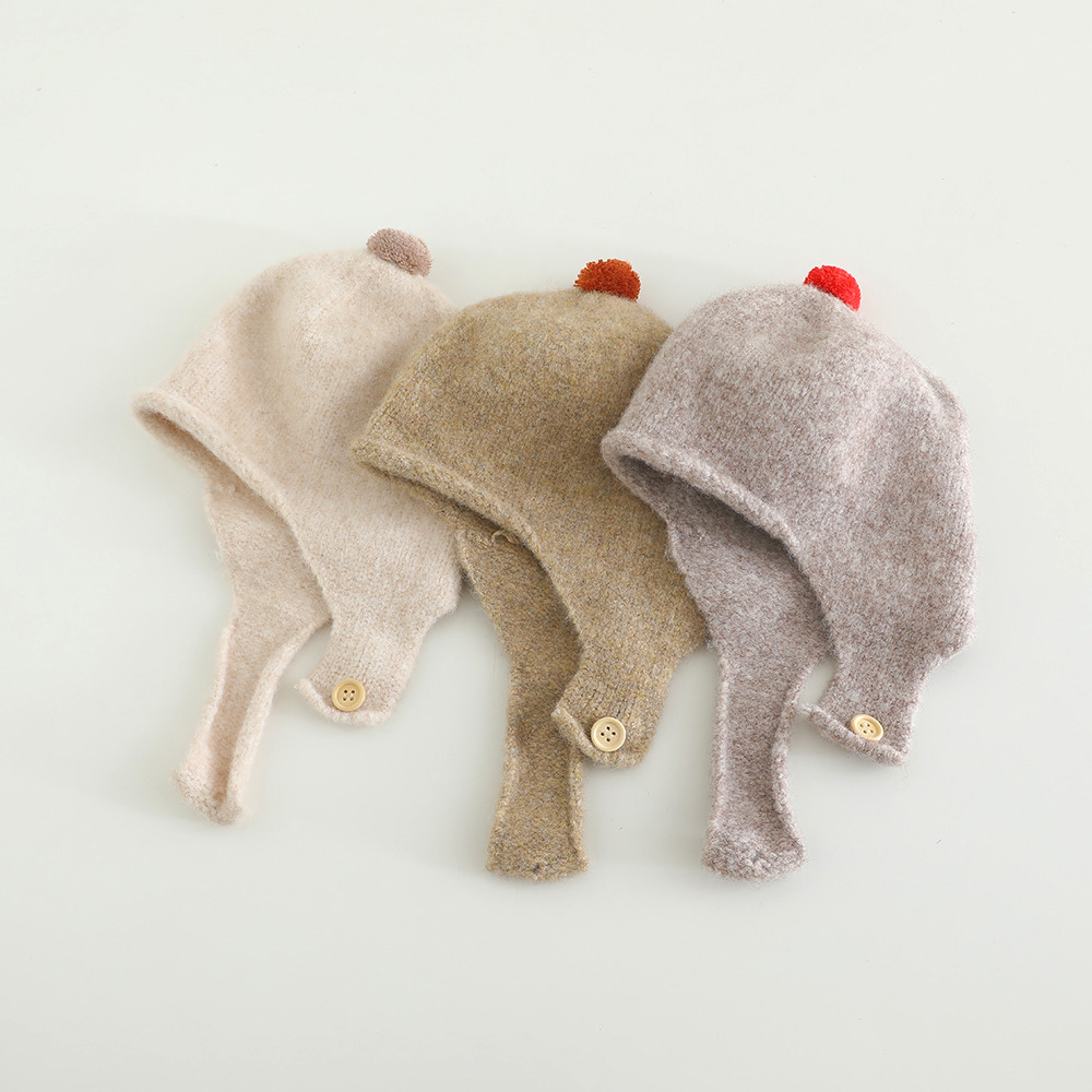 Zimowa dziergana czapka z naus – Infant Beanie Hat With Ears recenzja i cena