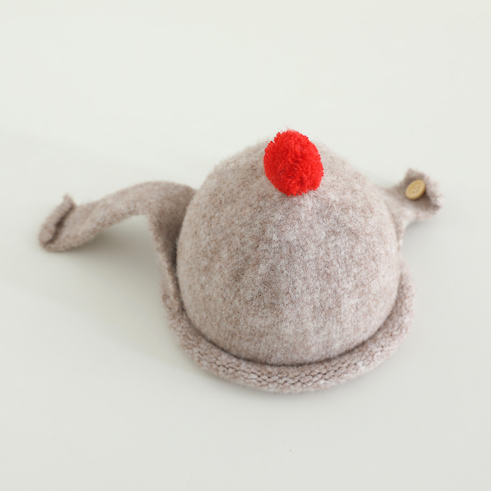 Zimowa dziergana czapka z naus – Infant Beanie Hat With Ears recenzja i cena