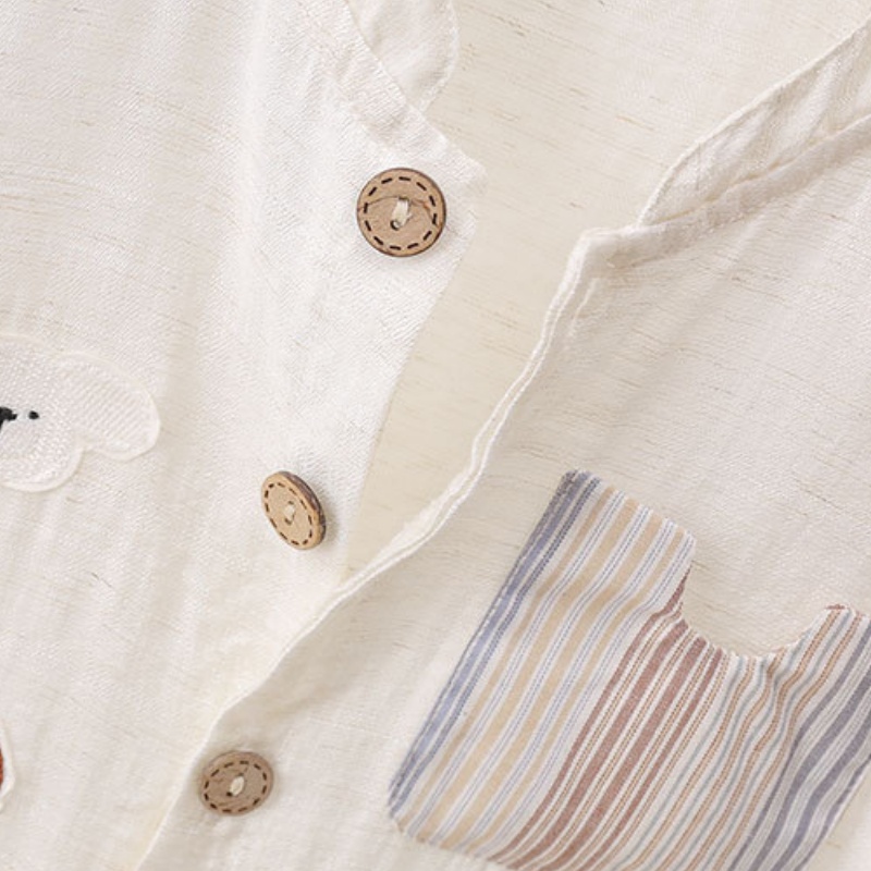Letni kombinezon dla niemowląt – Baby Summer Linen Sleeveless Jumpsuit recenzja i cena