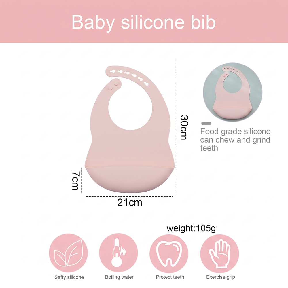 Śliniaki dla niemowląt na posi – Waterproof Baby Bibs Silicone recenzja i cena