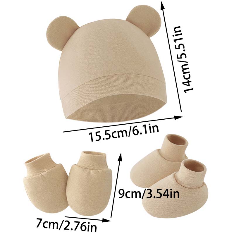 Czapka, rękawiczki i skarpetki – Infant Beanie Hat With Ears recenzja i cena