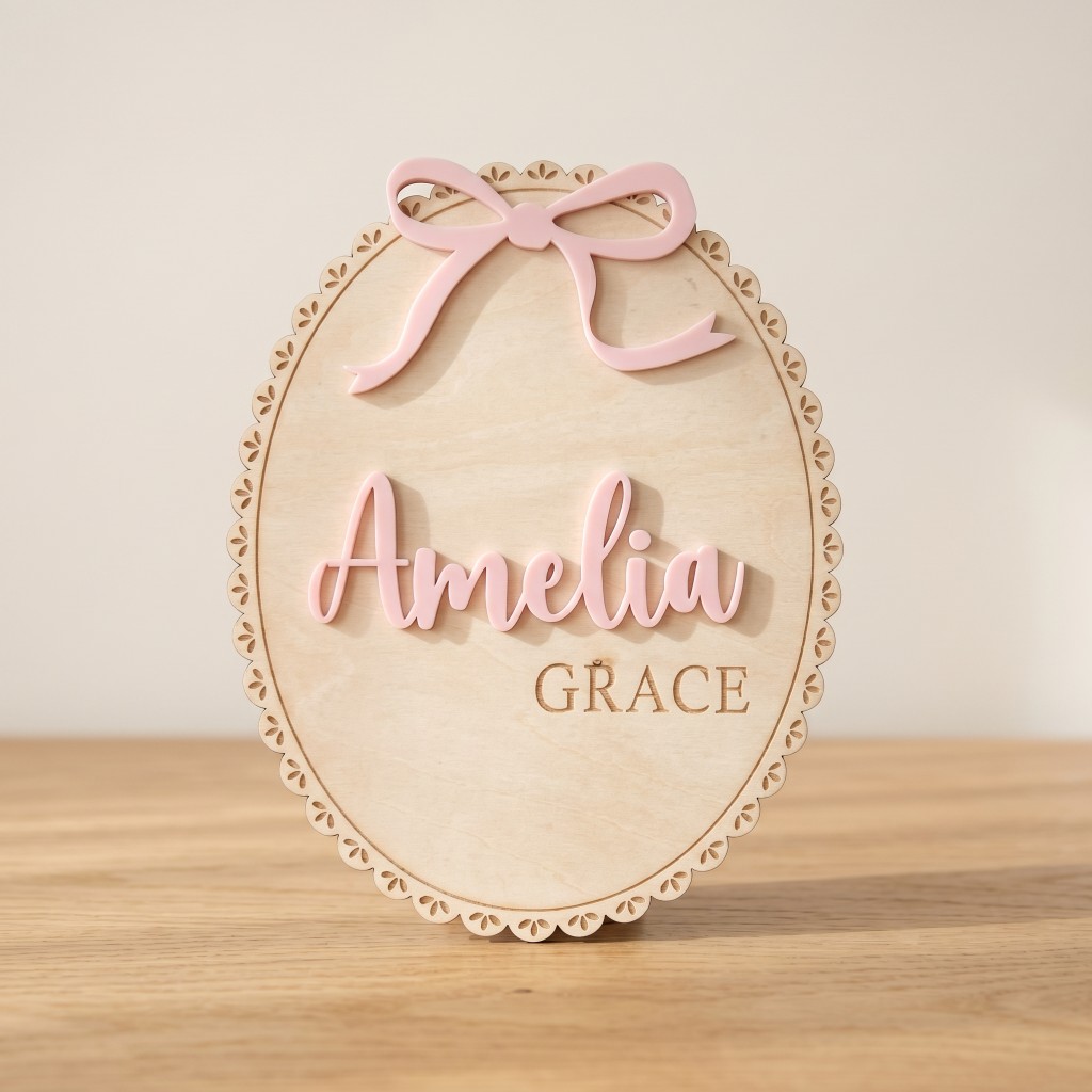 1 szt. Personalizowana drewnia – Nursery recenzja i cena