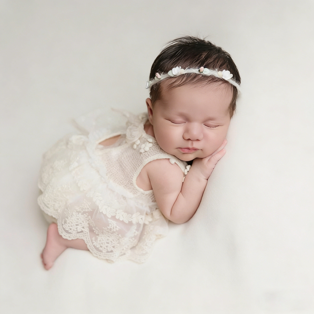 Ubranka do sesji zdjęciowych n – Newborn Baby Girl Romper Floral recenzja i cena