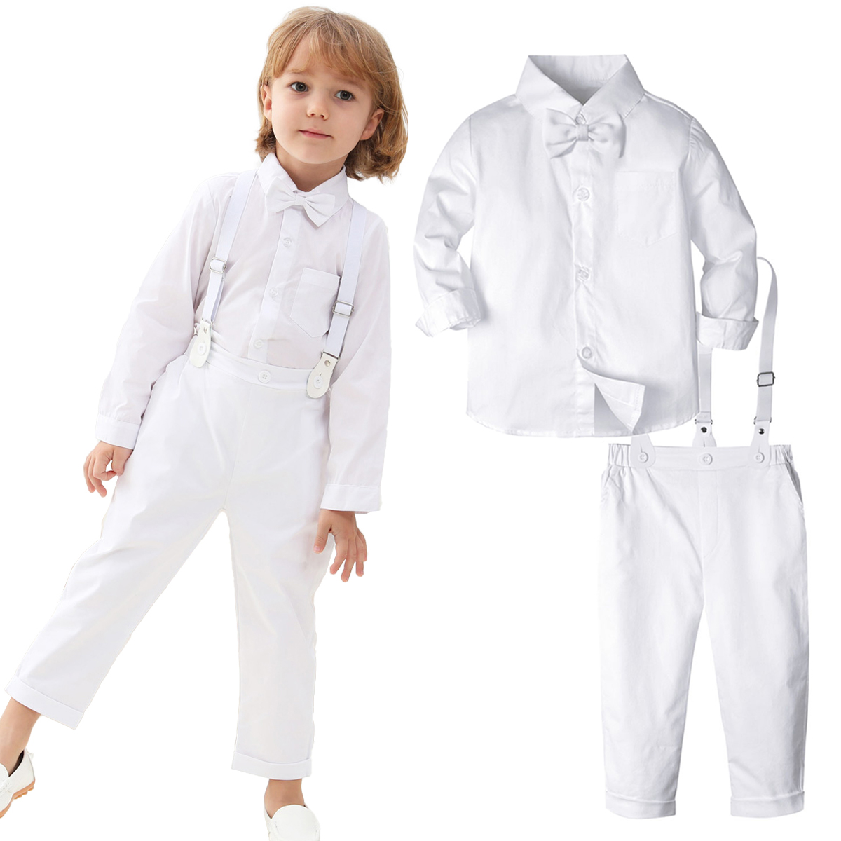 Stroje na chrzest malucha dla  – Baby Boy Suit Set Baptism recenzja i cena