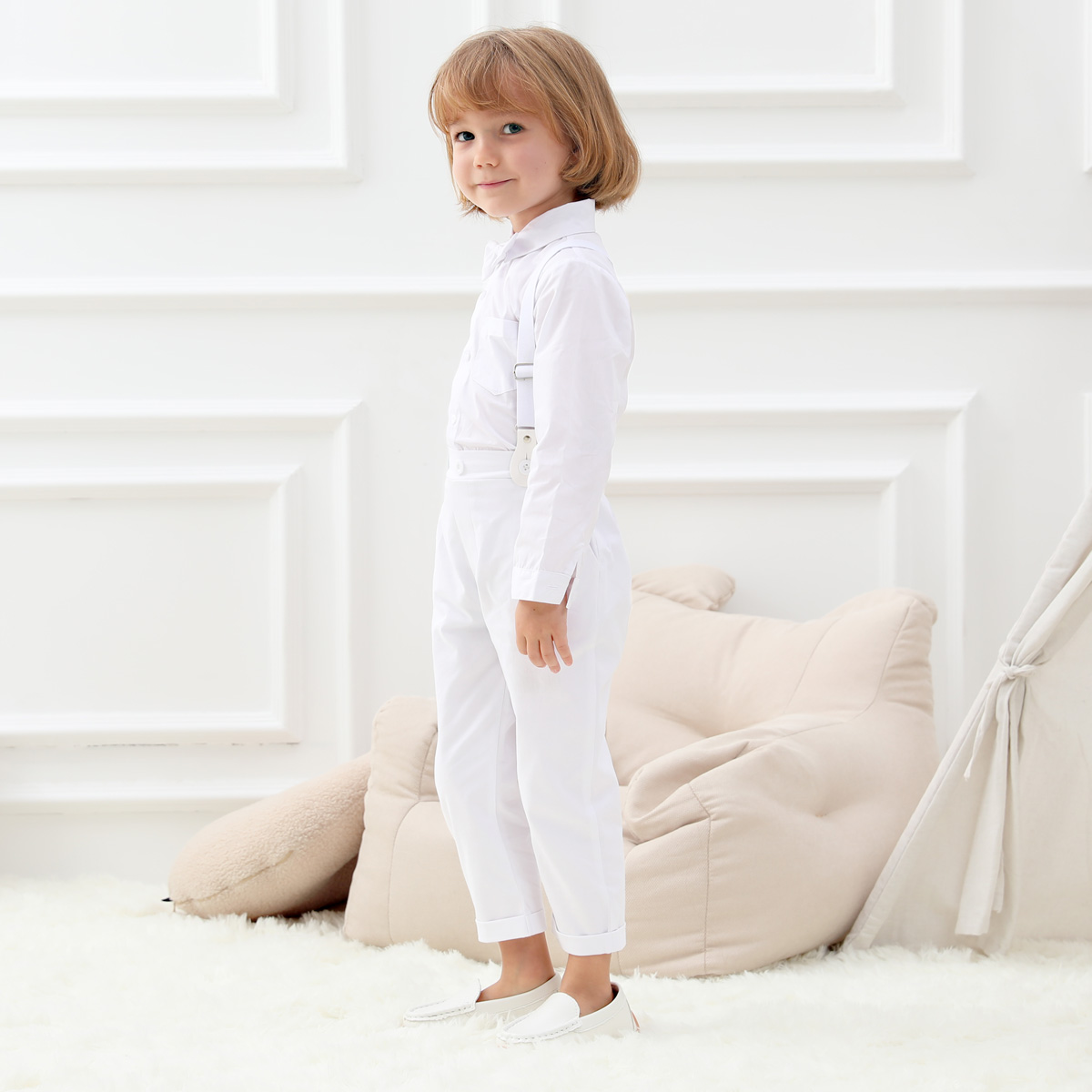 Stroje na chrzest malucha dla  – Baby Boy Suit Set Baptism recenzja i cena