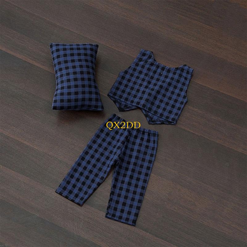 QX2D poduszka w kratkę spodnie – Infant Photography Props Outfit recenzja i cena