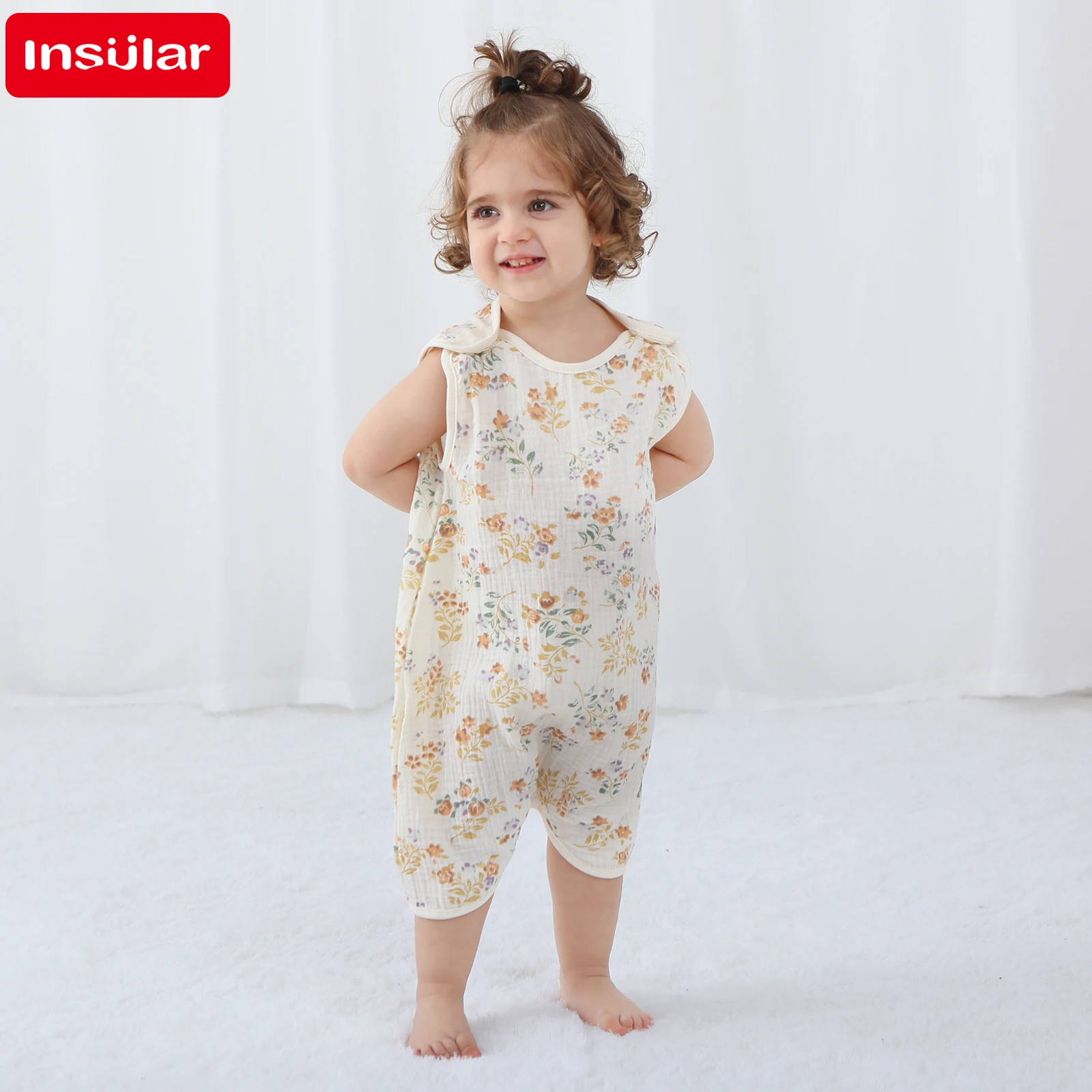 INSULAR Body niemowlęce dla dz – Newborn Baby Girl Romper Floral recenzja i cena
