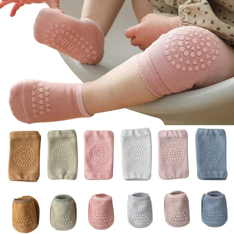 1 Zestaw skarpetek i nakolanni – Unisex Baby Socks Non Slip recenzja i cena
